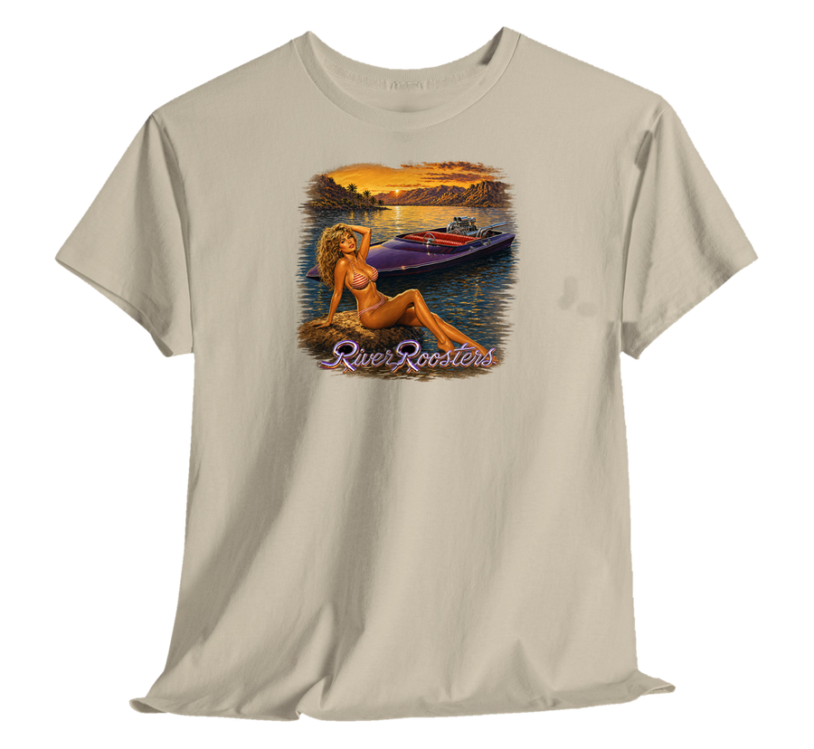 River Tee — Sand