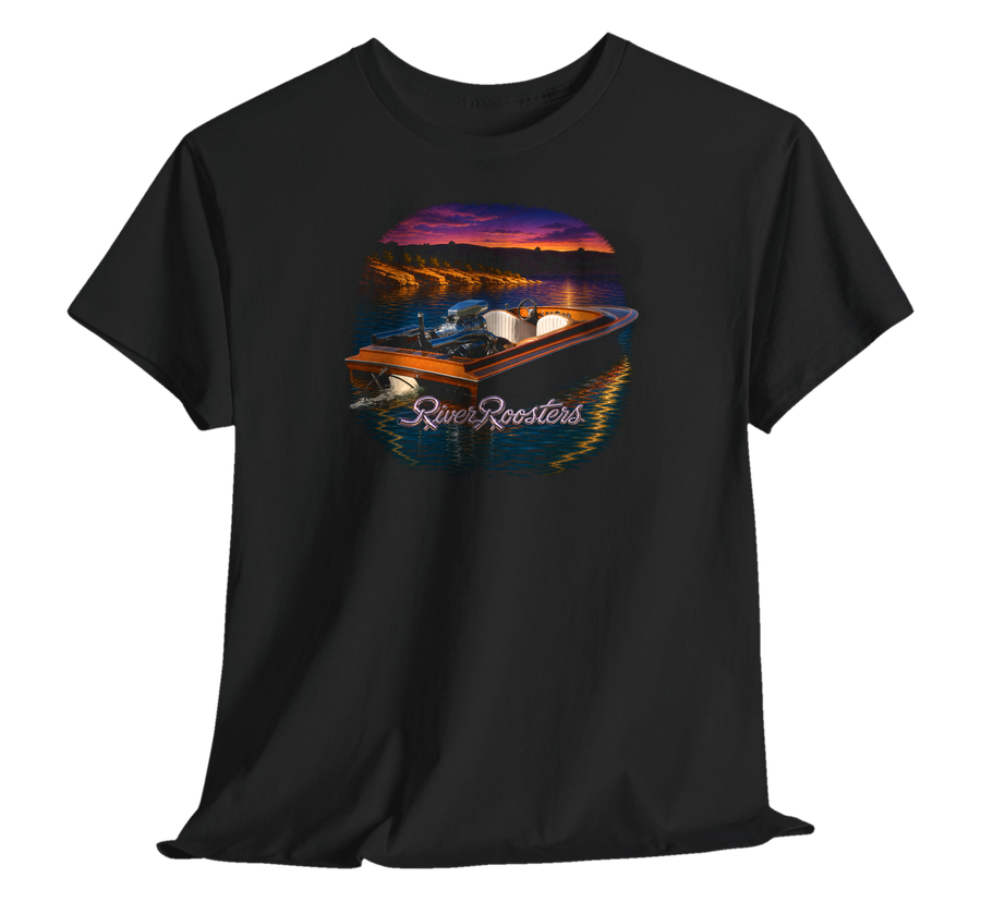 Root Beer Tee — Black — back print