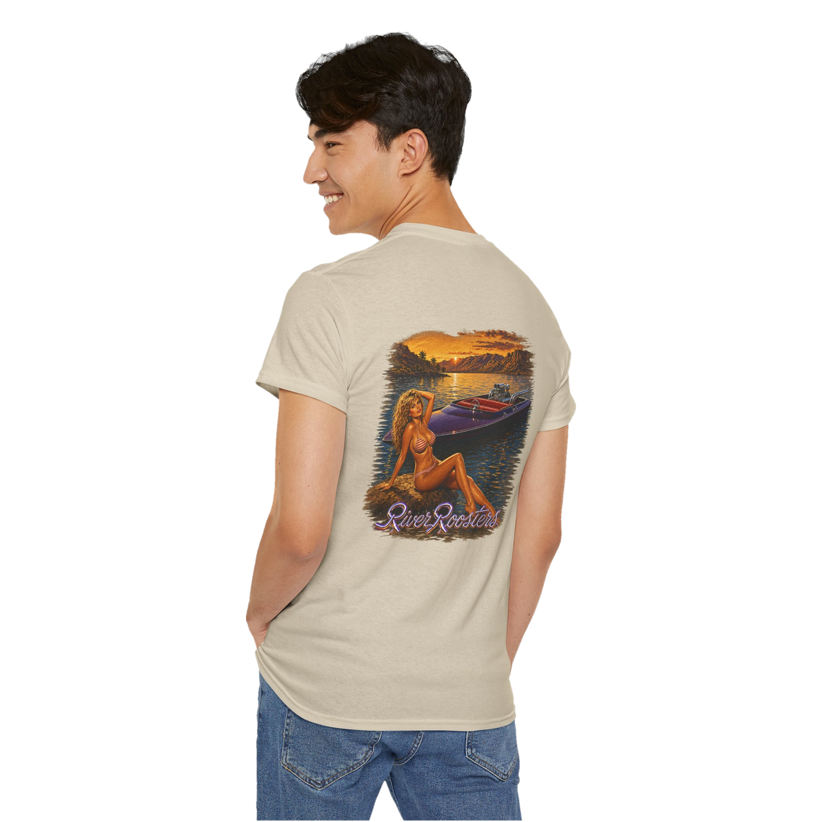 River Tee — Sand